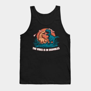 The Vibes Are In Shambles Funny Meme, Funny Sarcastic Tank Top